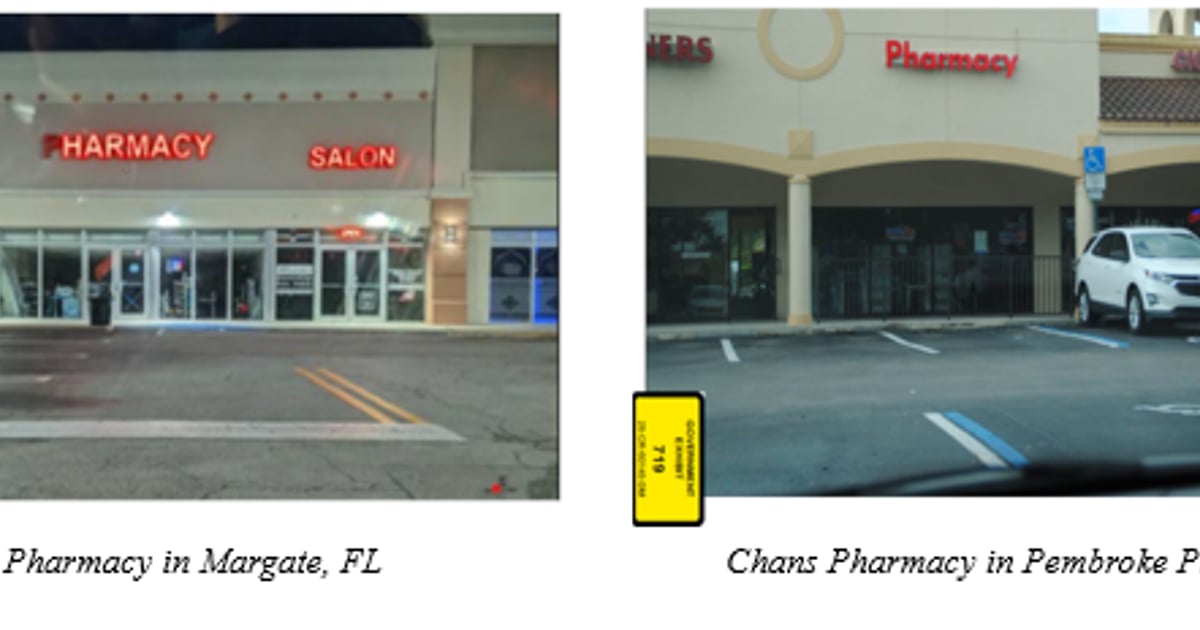 Florida Pharmacist Found Guilty Of Selling Boatloads Of Opioids, Pocketing The Cash