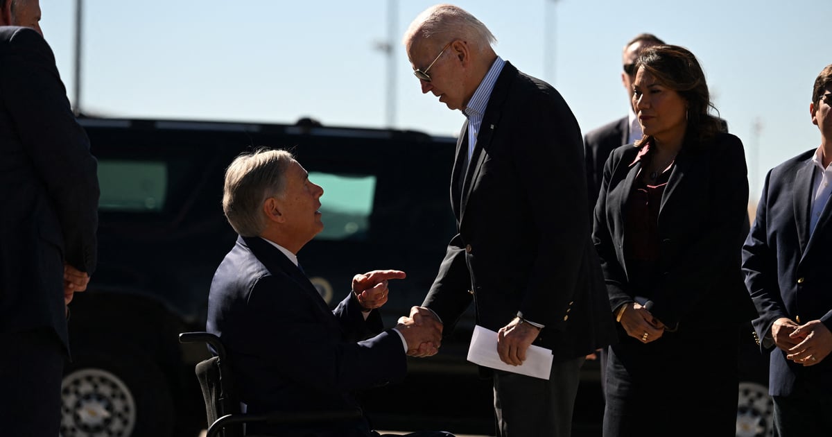 Biden Receives Hand-Delivered Letter From Greg Abbott Targeting His ...